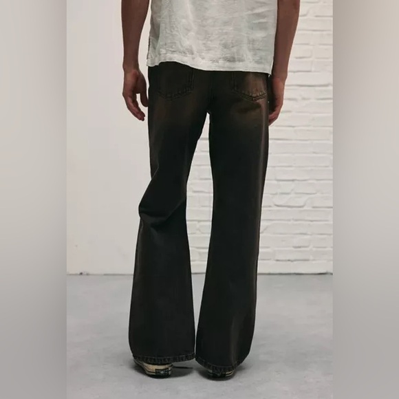 BDG Slacker Fit Jeans Urban Outfitters Wide Leg Dark Wash Size 32 - Picture 2 of 11